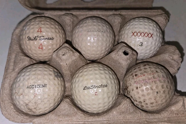 Vintage Golf Balls, Vintage Golf Equipment, Golf, Sporting Goods