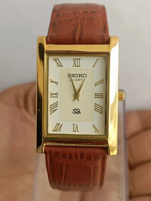 Orologio da polso da uomo vintage Seiko Quartz Super Slim Japan Made - (...