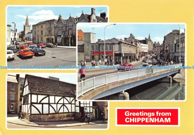 D008458 Greetings from Chippenham. Dennis. Multi View