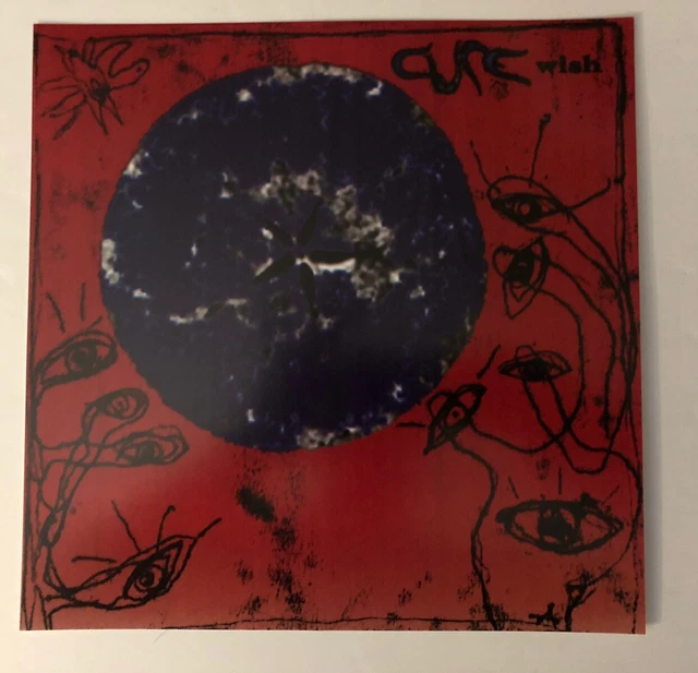The Cure Wish 12x12 Album Cover Poster Print Flat Rober Smith NEW