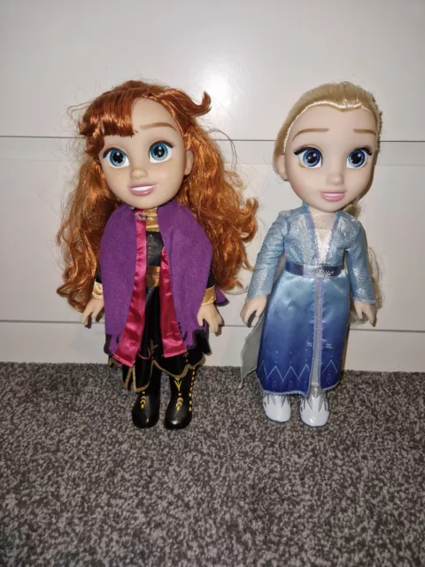 Bambole Disney Frozen Petite Anna & Elsa 13" per bambini con Jakks Pacific