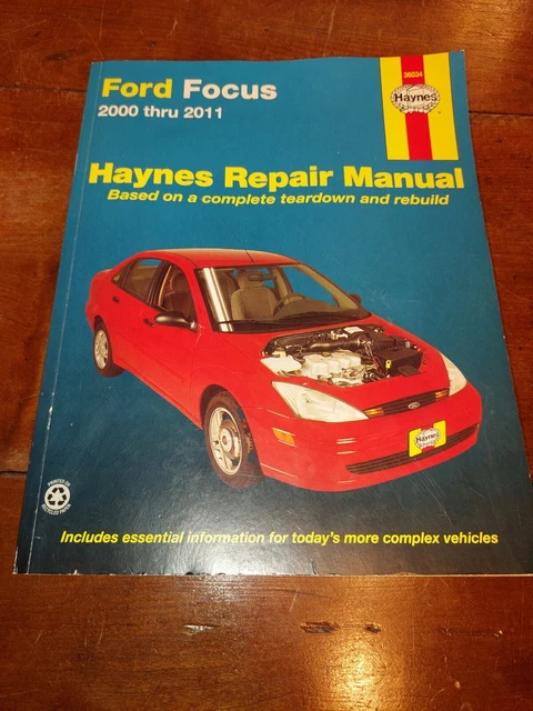 Ford Focus 2000 Thru 2011 Haynes Repair Manual by Haynes  BEST PRICE ON EBAY