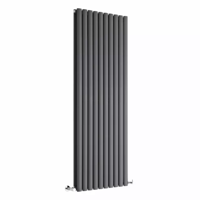 Anthracite Vertical Double Panel Radiator 1600mm x 590mm