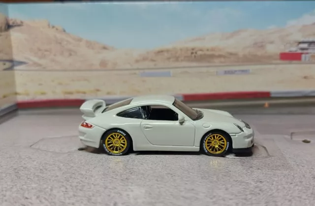Hot  Wheels, Matchbox Porsche 911 GT3, Umbau auf Real Riders, Custom, OVP.