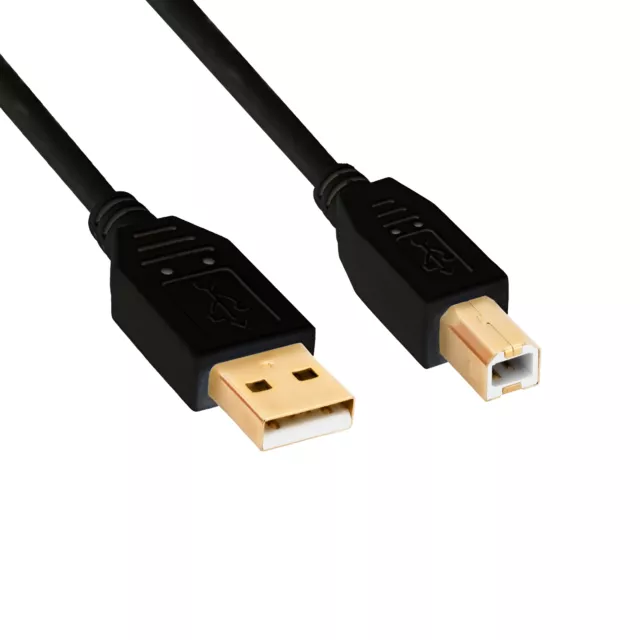 1,8m USB Druckerkabel Drucker Anschluss Kabel Scanner für Brother Epson HP Canon