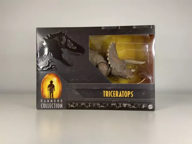 Mattel Jurassic Park Hammond Collection Triceratops Rare MIB Mint In Box