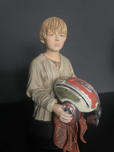 Statua Anakin Skywalker busto Star Wars podracing busto gigante gentile figura fantastica