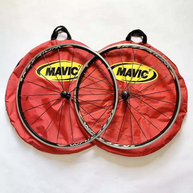 Mavic Ksyrium Elite 25” Wheel Set Rim Pair With Wheel Bags