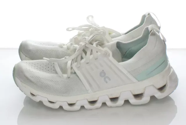 19-17 $150 Women's Sz 8.5 M On Cloudswift Textile Running Shoes In White