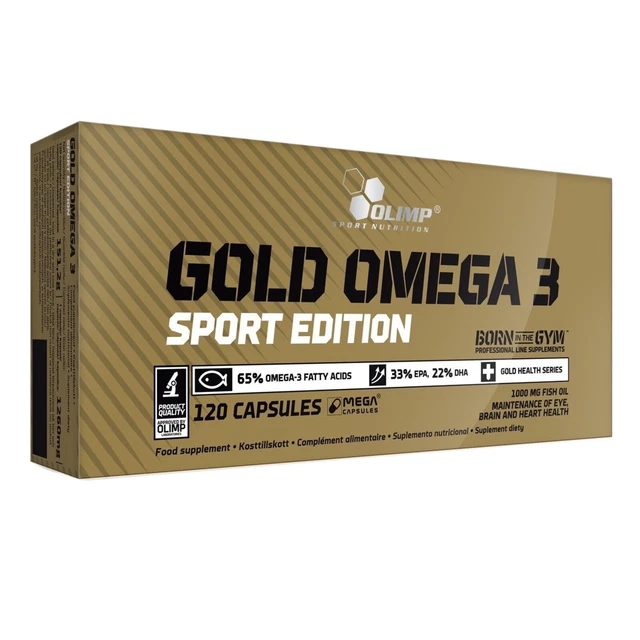 OLIMP GOLD OMEGA 3 Mega Caps Sport Edition Epa Dha Fish Oil Fatty Acids