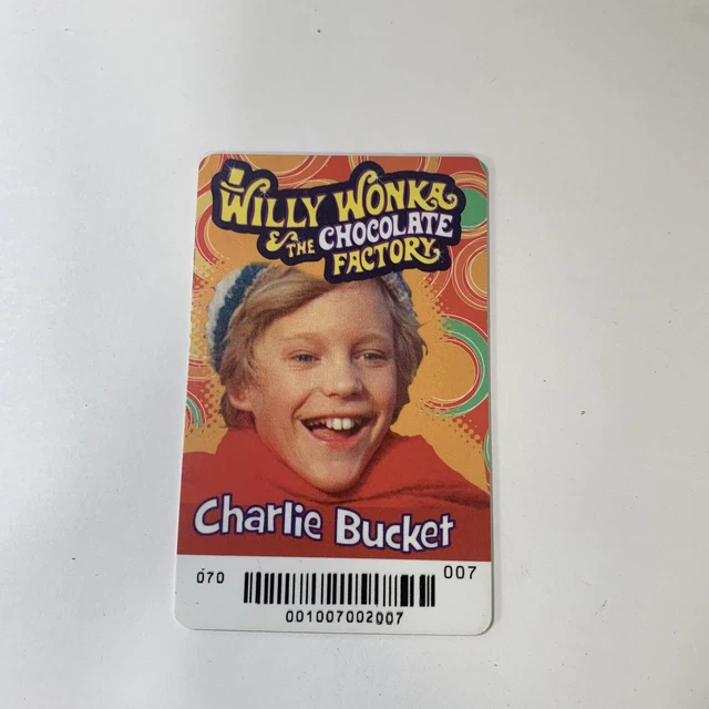 WILLY WONKA AND the Chocolate Factory Arcade Card Charlie Bucket Warner
