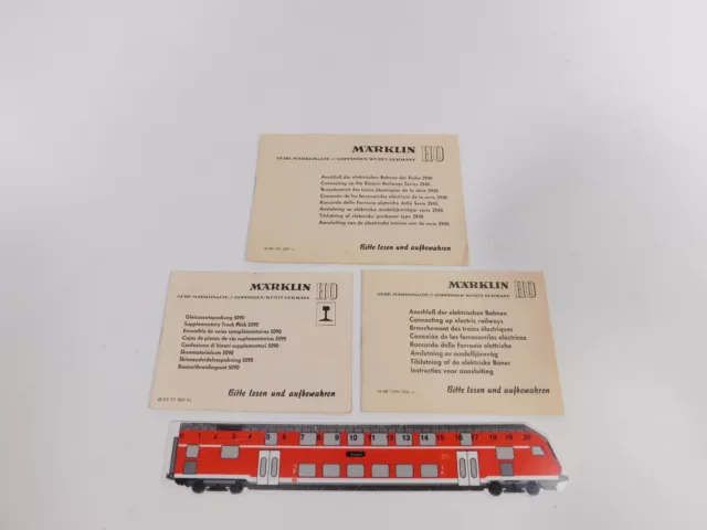 DT965-0,2 #3x Märklin H0 Istruzione Connessione Elettrica Ferrovia 2940 5090 Sg