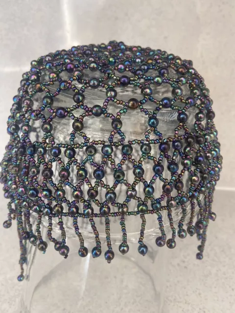 Beaded sales skull cap