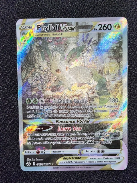 Carte Pokemon Phyllali Vstar GG35/GG70 EB12.5 Zénith Suprême FR Neuf