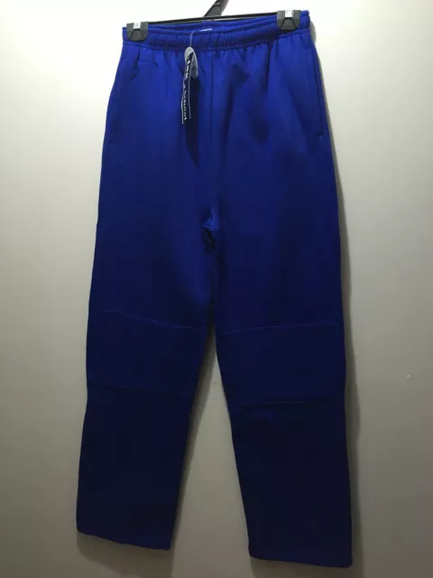 BNWT Teenage Boys Sz 16 Royal Blue Double Knee School Uniform Fleece Track Pants
