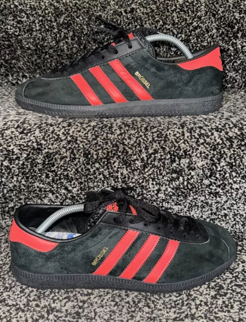 ADIDAS ORIGINALS CITY Series BRUSSELS black red UK 10 Very Good Condition 64.99 PicClick UK