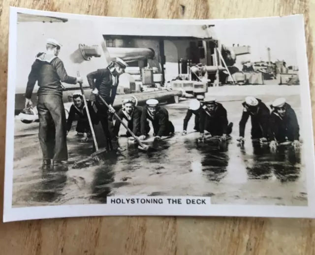 Hms Nelson Britische Marinee Kleines Foto Auf Handelskarte 7/5 Cm