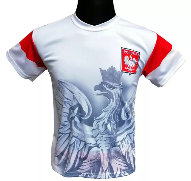 Great Football T-shirt - Poland Team :: Koszulka piłkarska kibica Polska