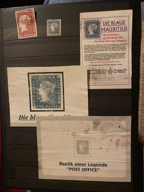 Replik Einer Legende/Mauritius/ Briefmarken