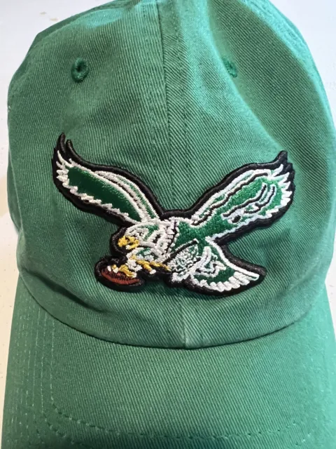 Retro Philadelphia Eagles Logo Green Adjustable Hat Cap New Nfc Super Bowl 🦅🏈