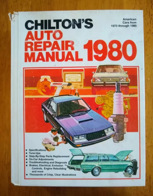 Chilton's American Cars 1973-1980 Auto Repair Manual #6850 Hardcover