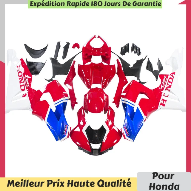 Autocollants Carénage Avant Droit Honda CBR300R Bicolor Blanc/Rouge