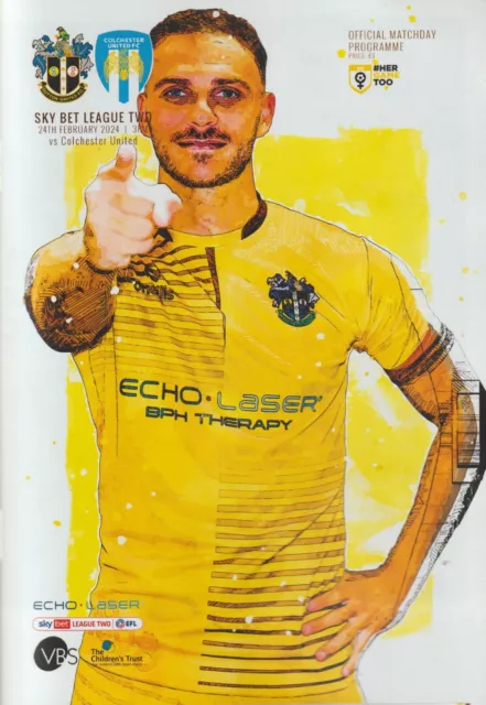 * 2023/24 - Sutton United Home Programmes - Choose From List *