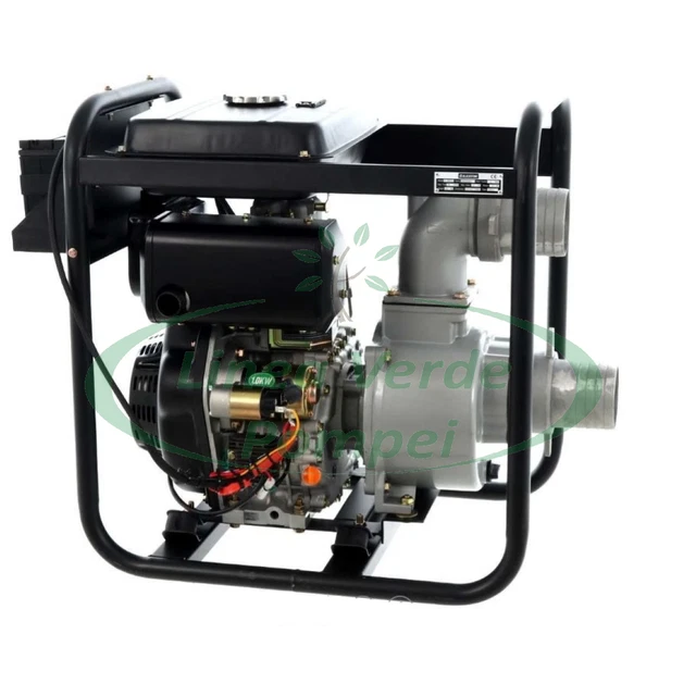 Motopompa Blackstone diesel Ø 100 mm - 9,5 HP - Portata max 1600 l/min - avviame