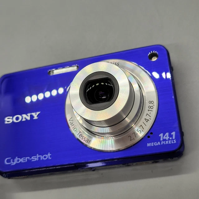 Sony Cybershot DSC-W560 14,1 megapixel fotocamera digitale compatta testata blu 10