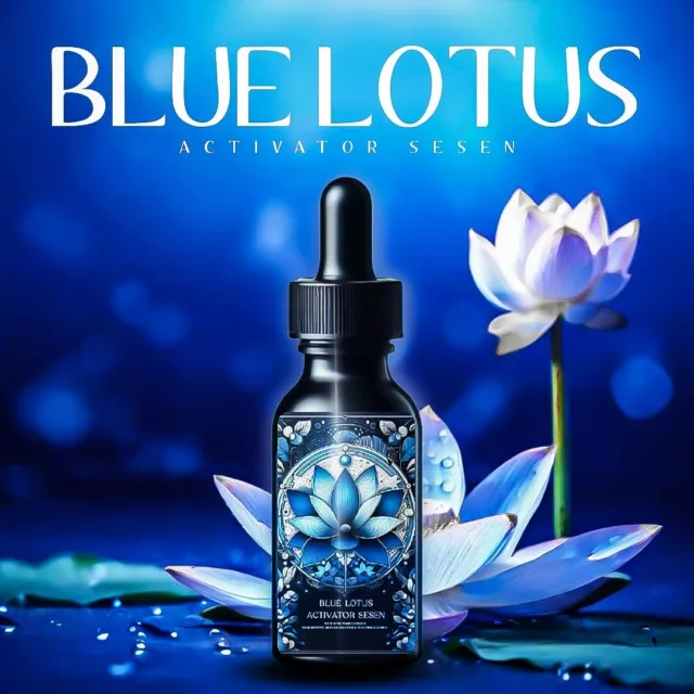 Egyptian Blue Lotus Tincture, Nymphaea Caerulea, Liquid Extract 1 fl oz (30ml)