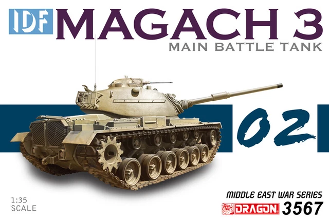 Programme GON 1/35, échelle 3565, IDF Magach 1 / Magach 2