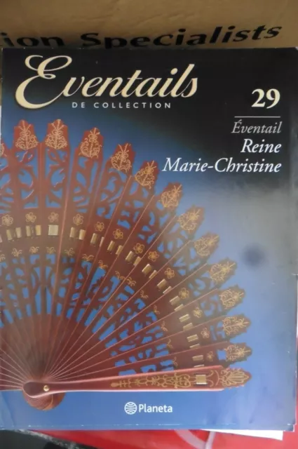 Magazine n°29 Eventails de Collection Planeta - Eventail reine Marie-Christine