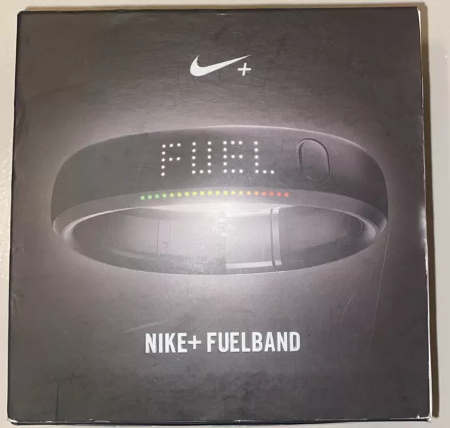 Nike+ FuelBand In Black/Steel Wrist Size Medium