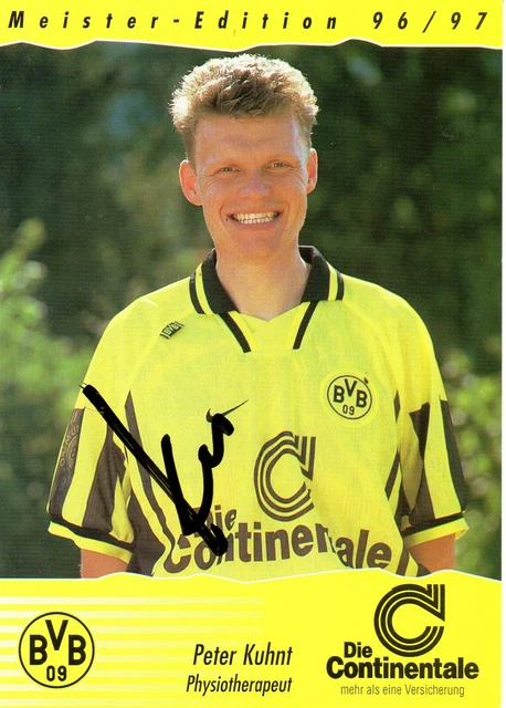 Carte Autographe Originale Jörg Heinrich - Borussia Dortmund 1996-97 - Non Certifiée