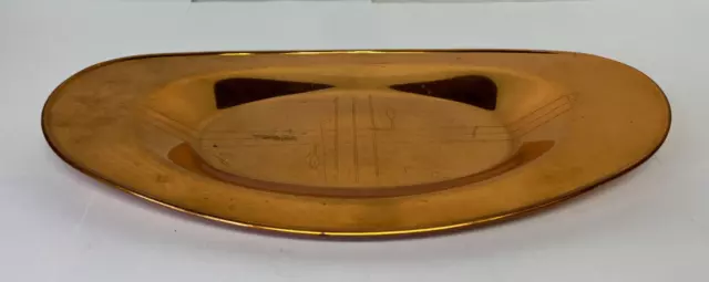 Cavalier Copperware Solid Copper Tray by National Silver 764 14" x 7.5"