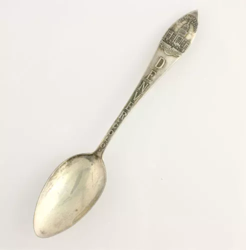 Denver Colorado Souvenir Spoon - Sterling Silver Collectors Vintage Capital