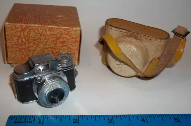 HIT Miniature Spy Camera with Leather Case & Original Box.....................b