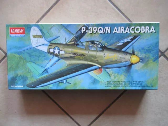 P-39 Q/N AIRACOBRA, ACADEMY, 1/72, réf: 2177, ( matchbox, italeri, revell ).