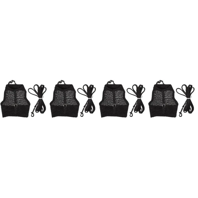 4 juegos chaleco conejo kit de lino conejo cuerda de tracción juego conejo cuerda de senderismo