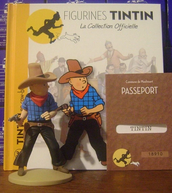 Livret Sans Passeport Pour Figurine Tintin N°30 « Tintin En Cow-Boy » - Occasion