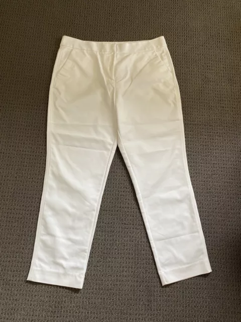 Witchery Women’s White Crop Pants Size 12