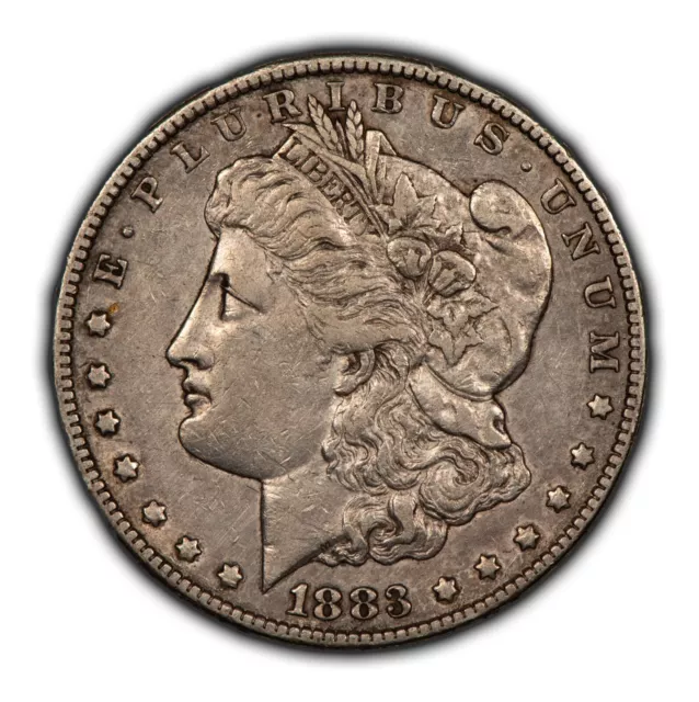 1883-CC $1 Morgan Silver Dollar - Key Date Carson City - AU - SKU-B3739 2