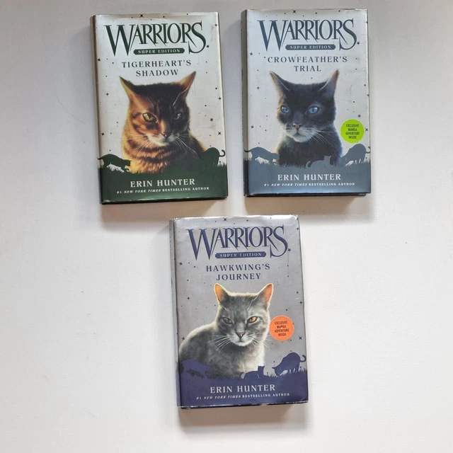 WARRIOR CATS SERIES - Super Editions Bundle of 3 (HardCovers) EUR 26,09