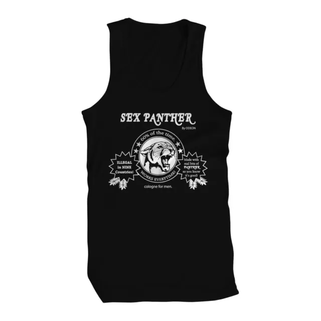 Sex Panther Cologne Burgundy Anchorman Ferrel Funny Movie Will Mens Tank Top