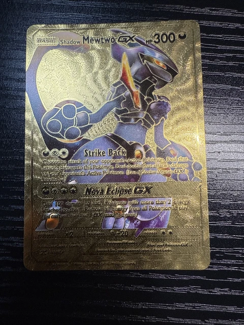 SHADOW MEWTWO GX Hp300 Fan Art Display Card Gold Foil Nova Eclipse, Gx 7.20 - PicClick UK SHADOW MEWTWO GX Hp300 Fan Art Display Card Gold Foil Nova Eclipse, Gx 7.20 - PicClick UK