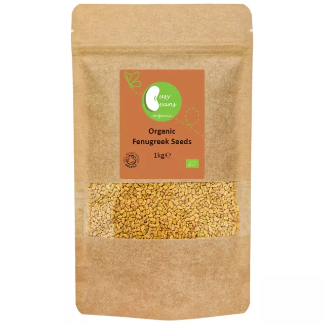 Organic Fenugreek Seeds -Certified Organic- by Busy Beans Organic