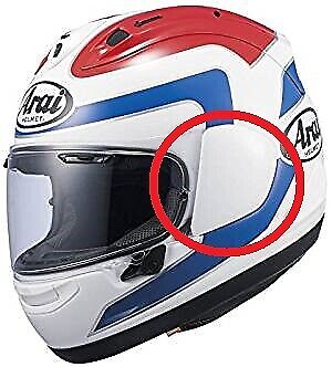 Arai Helmet Shield Visor Side Pod Cover Holder SET HAYDEN LAGUNA 025566 
