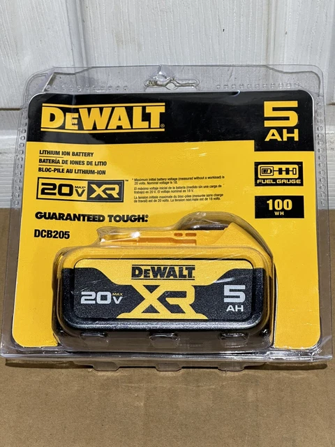 DeWALT DCB205 20v 5 AH Lithium Ion Battery -New 2023 dated battery