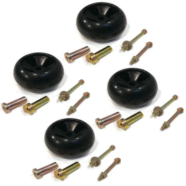 (Pack of 4) Deck Wheel Kit for Toro 112-0677, 1120677 & Oregon 72-094, 72094