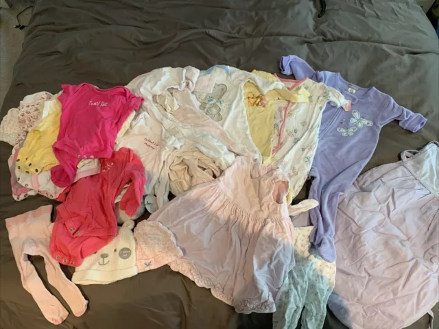 Large Baby Girls Bundle Clothes Age 3-6 Months Good Condition